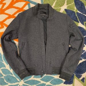 Banana Republic Melton Mario Bellucci Bomber Jacket